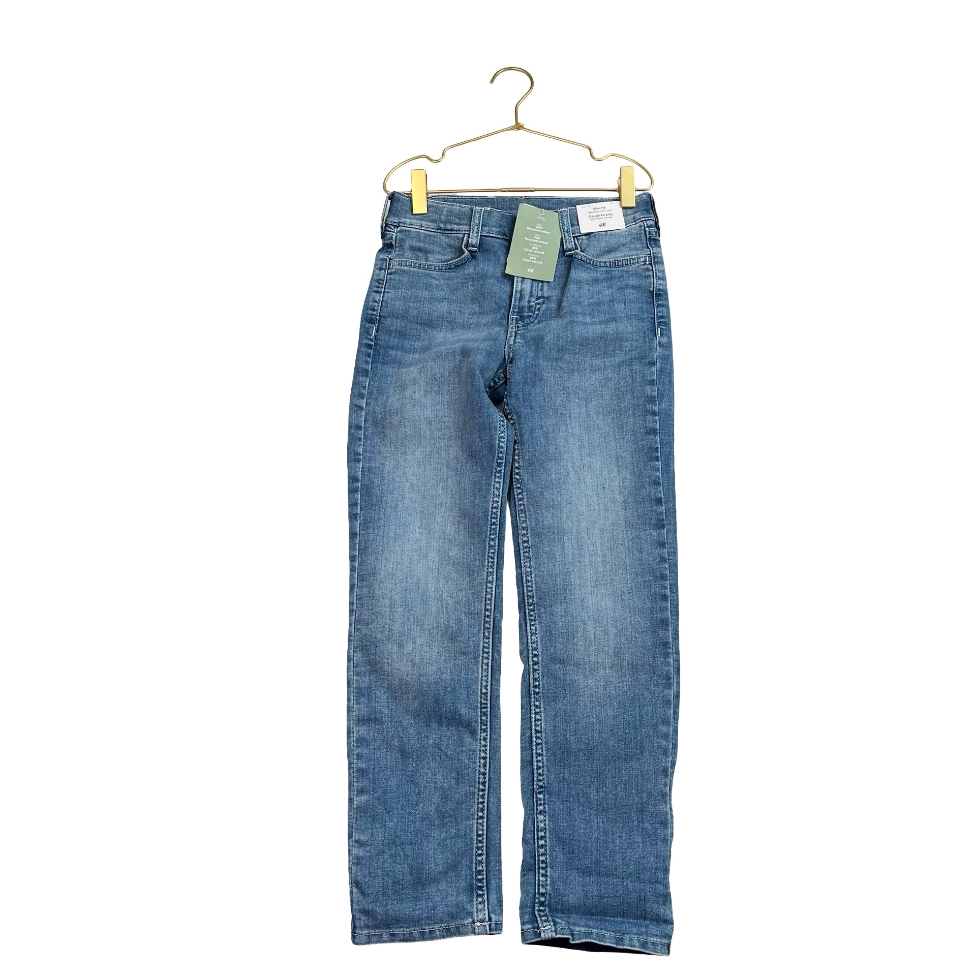 H&M Blue Jersey Lined Jeans with Tags - Size 8 - Bounce Mkt