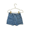 H&M Denim Striped Raw Hem Jean Shorts - Size 2T - Bounce Mkt