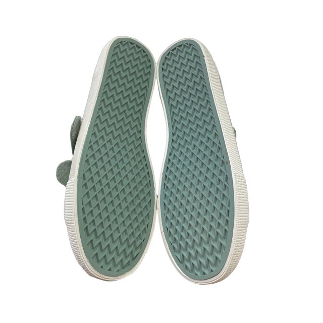 H&M Green Canvas Velcro Sneakers with Tags - Size 2Y Big Kid - Bounce Mkt