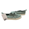 H&M Green Canvas Velcro Sneakers with Tags - Size 2Y Big Kid - Bounce Mkt