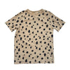 H&M Light Tan & Black Spotted T-Shirt - Size 8/10 - Bounce Mkt