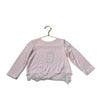 H&M Pink Lightweight Sweater, Lace Trim - Size 1.5 - 2Y - Bounce Mkt