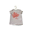 H&M Pink Striped V - Neck 'South Canyon Road' Tee - Size 2 - 4Y - Bounce Mkt