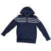 Hope & Henry Navy & Ivory Cable - Knit Hooded Sweater - Size S 5 - 6 - Bounce Mkt