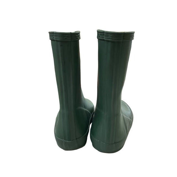 Hunter Green Rain Boots - Size US 9B/10G (UK 8, EU 25) - Bounce Mkt