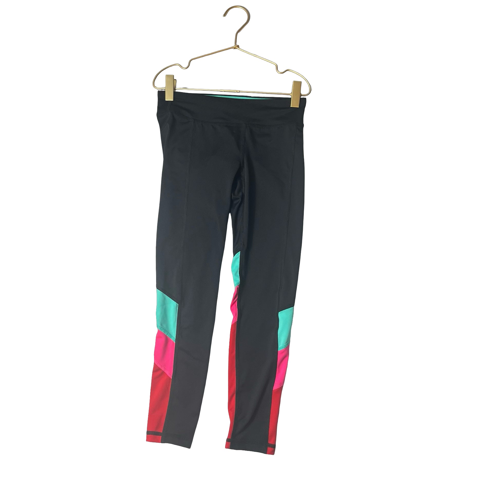 Ideology Black, Pink, Red, Green Athletic Leggings - Size S 7 - 8 - Bounce Mkt