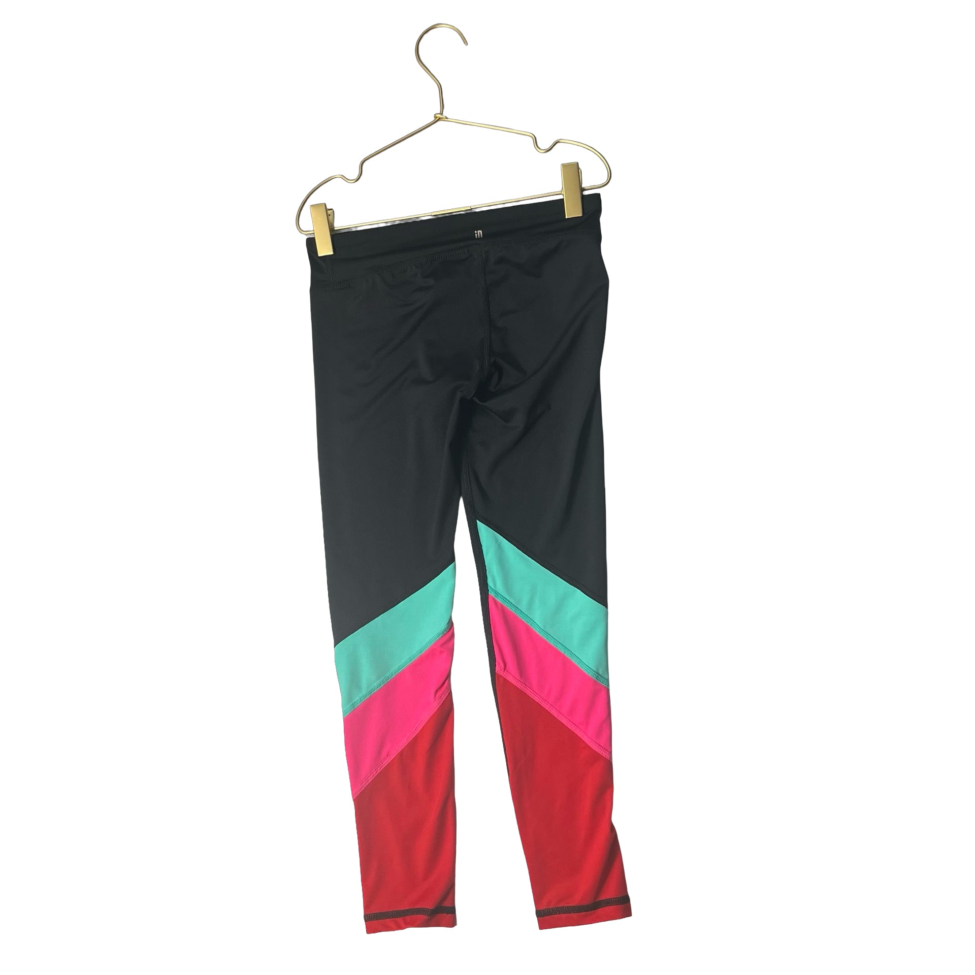 Ideology Black, Pink, Red, Green Athletic Leggings - Size S 7 - 8 - Bounce Mkt