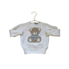 Il Gufo Ivory Teddy Bear 100% Wool Sweater - Size 18 Months - Bounce Mkt