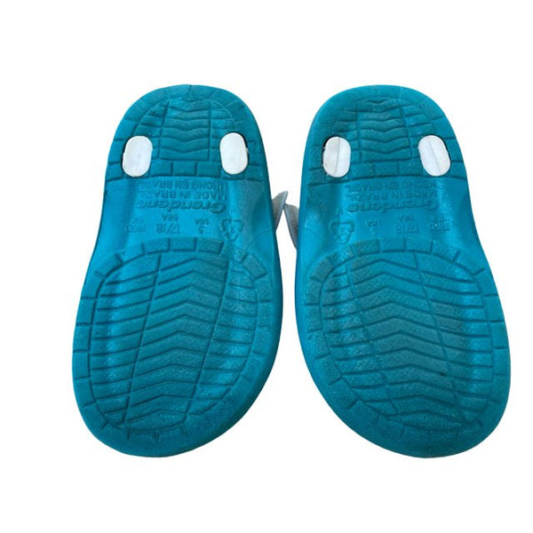 Ipanema Teal Flower Sandals - Size 5 - Bounce Mkt