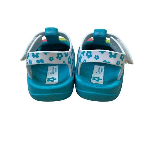 Ipanema Teal Flower Sandals - Size 5 - Bounce Mkt