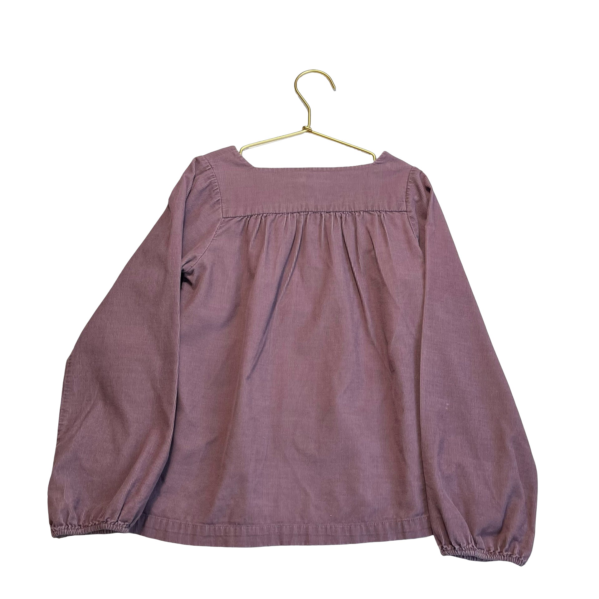 Jacadi Dusty Plum Corduroy Blouse - Size 8Y - Bounce Mkt