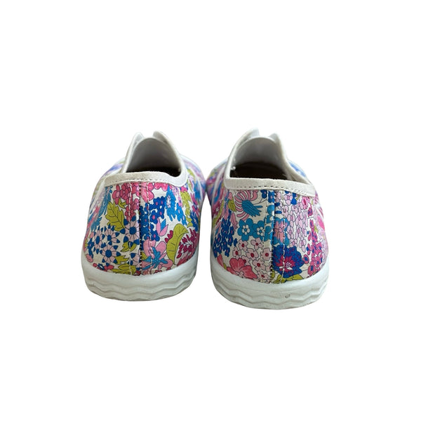 Jacadi Ivory & Multi - Color Flower Sneakers - Size 25 (9) - Bounce Mkt