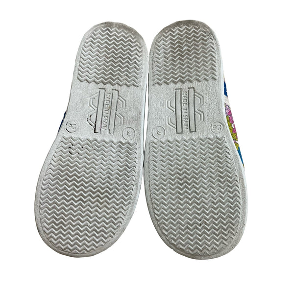 Jacadi Ivory & Multi - Color Flower Sneakers - Size 25 (9) - Bounce Mkt