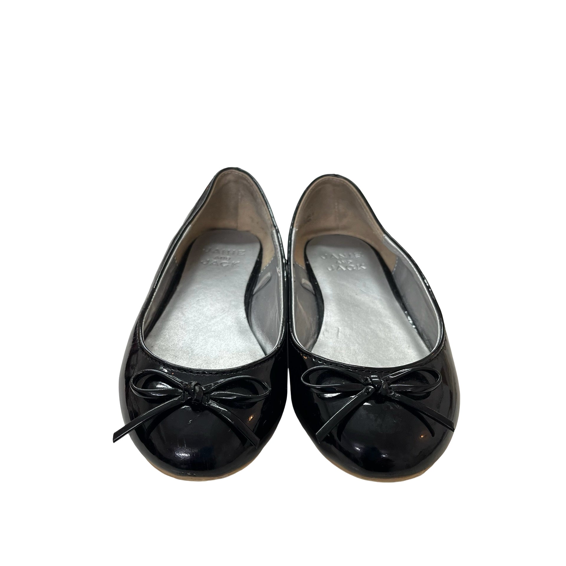 Janie and Jack Black Patent Ballet Flat Shoes - Size 11 - Bounce Mkt