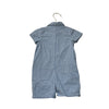 Janie and Jack Blue Check Button Down Romper - Size 18 - 24 Mo - Bounce Mkt