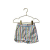 Janie and Jack Blue, Ivory & Peach Stripe Swim Shorts - Size 12 - 18 Months - Bounce Mkt