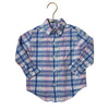 Janie and Jack Blue, Pink Plaid Button Down - Size 12 - 18 Mo - Bounce Mkt