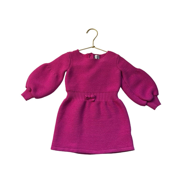 Janie and Jack Bright Pink Sweater Dress - Size 18 - 24 Months - Bounce Mkt