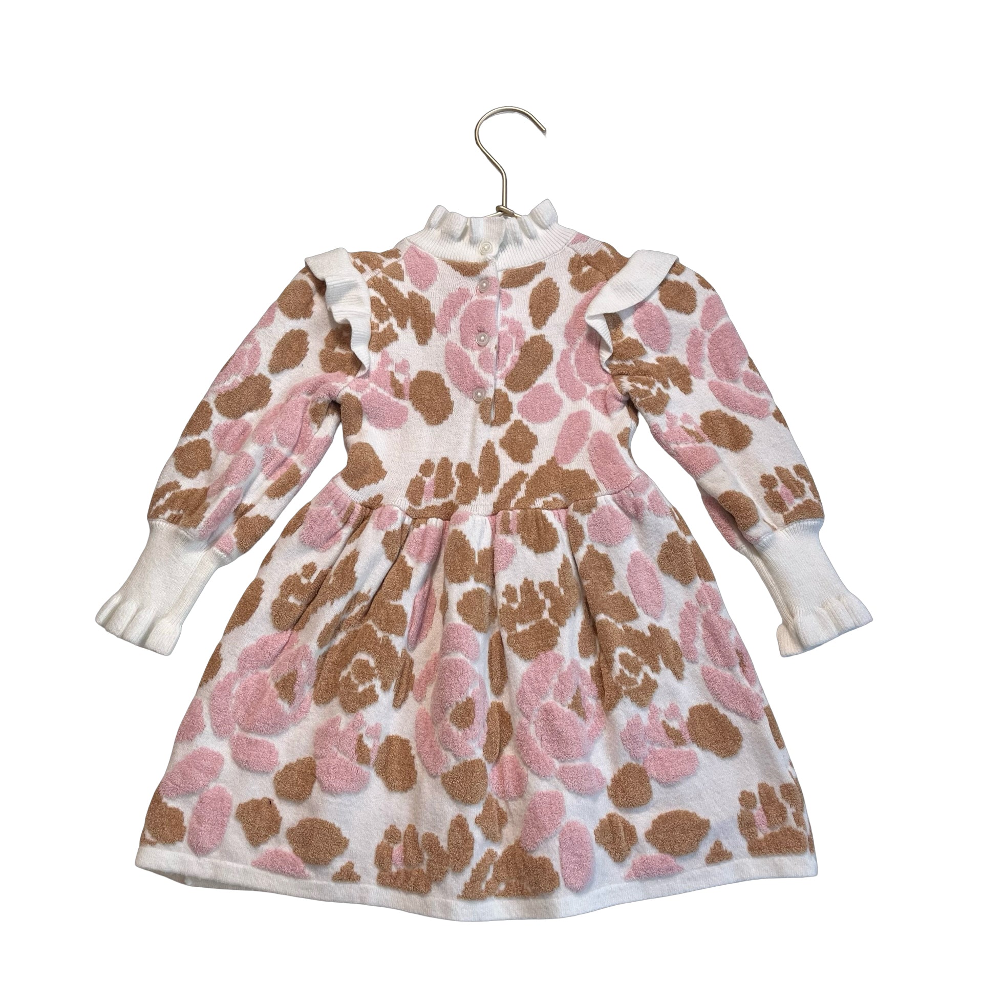 Janie and Jack Brown and Pink Dress - Size 18 - 24 Mo - Bounce Mkt