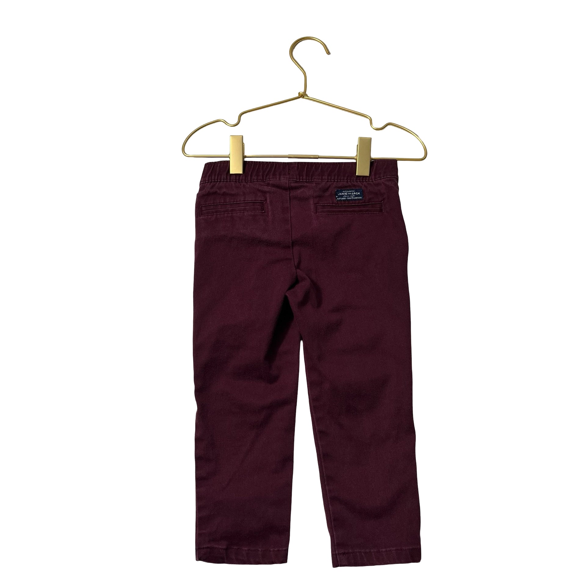 Janie and Jack Burgundy Red Pants - Size 2 - Bounce Mkt