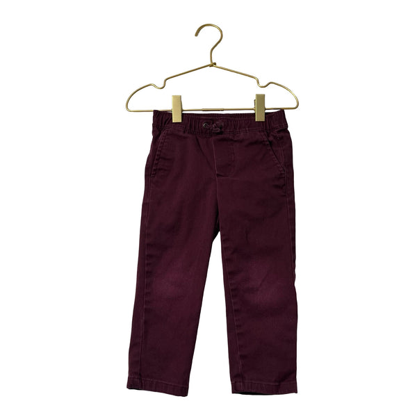Janie and Jack Burgundy Red Pants - Size 2 - Bounce Mkt