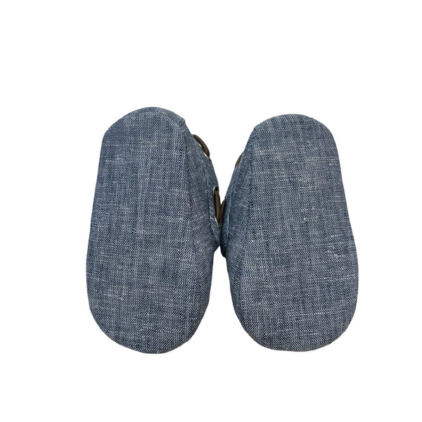 Janie and Jack Chambray Lobster Shoes - Size 0 - 3 Mo - Bounce Mkt
