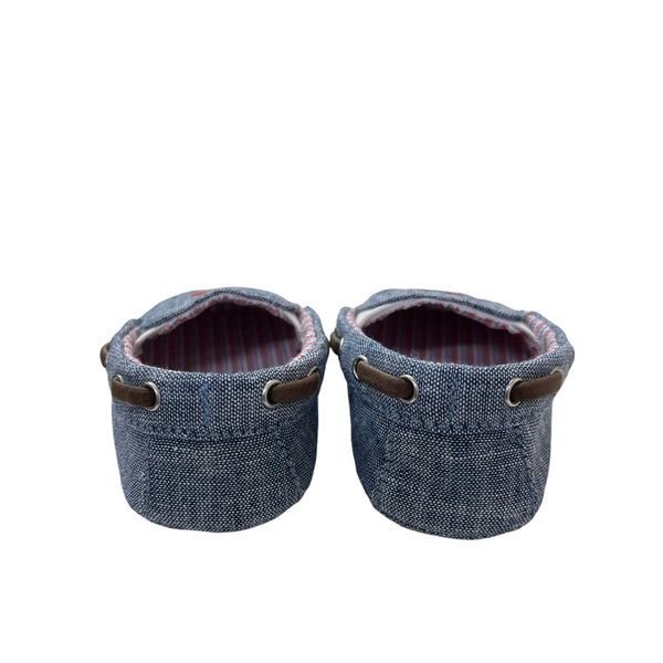 Janie and Jack Chambray Lobster Shoes - Size 0 - 3 Mo - Bounce Mkt