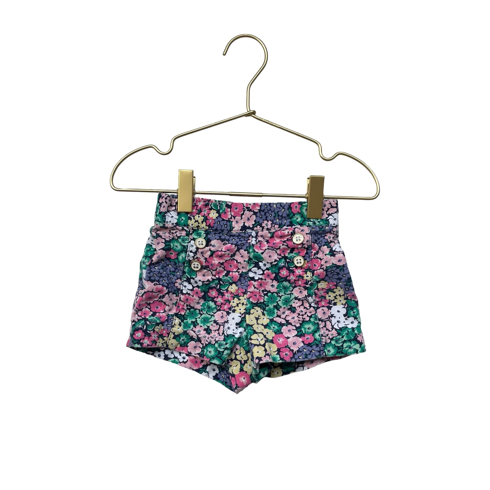 Janie and Jack Colorful Floral Shorts - Size 12 - 18 Mo - Bounce Mkt