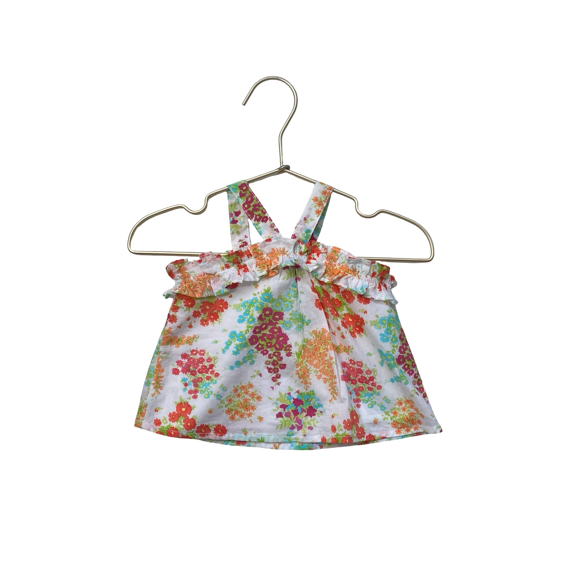 Janie and Jack Floral Sleeveless Top with Tags - Size 3 - 6 Mo - Bounce Mkt