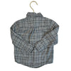 Janie and Jack Gray & Black Plaid Flannel Button Down Shirt - Size 2 - Bounce Mkt