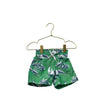 Janie and Jack Green, Ivory & Navy Sailboat Swim Shorts - Size 3 - 6 Months - Bounce Mkt
