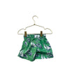 Janie and Jack Green, Ivory & Navy Sailboat Swim Shorts - Size 3 - 6 Months - Bounce Mkt
