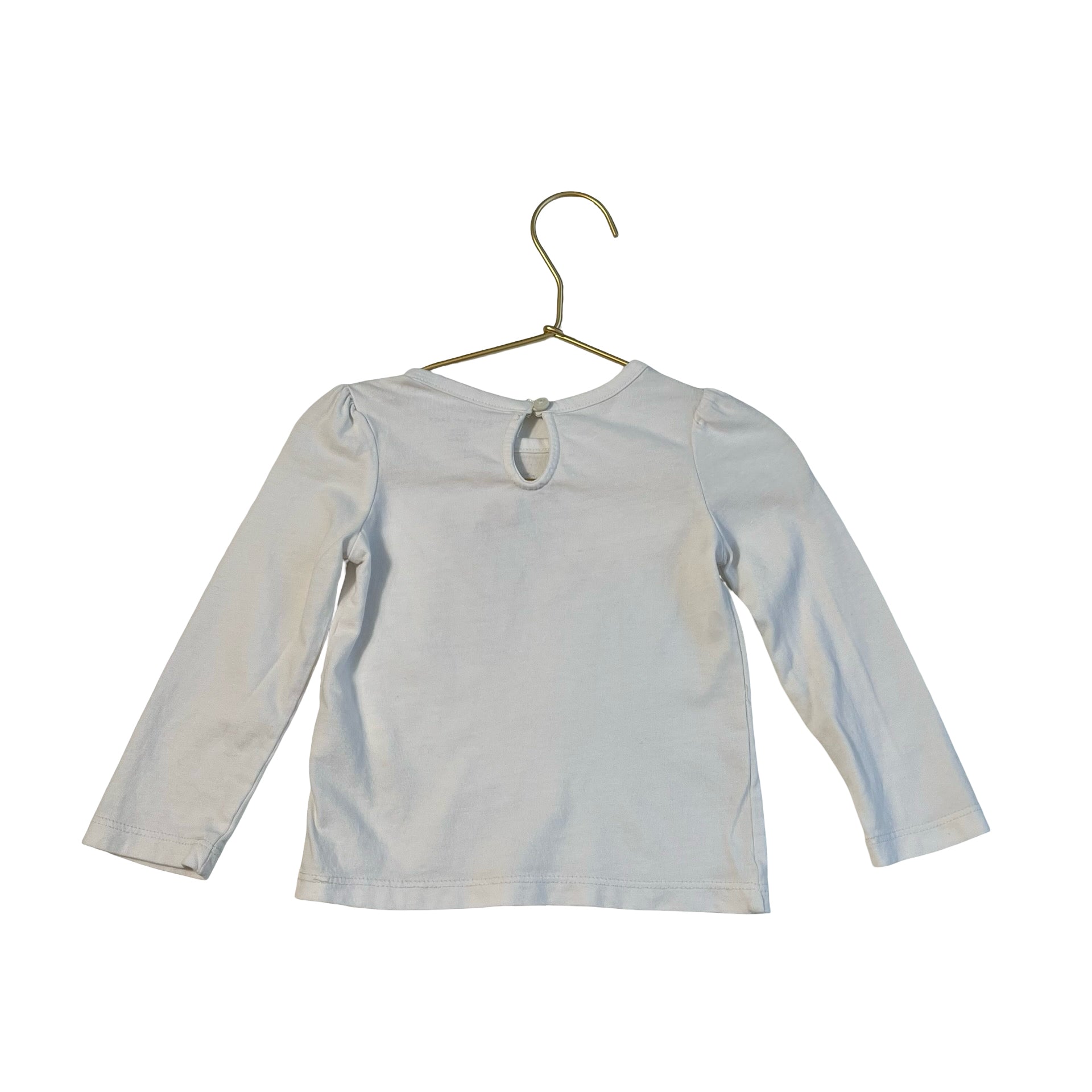 Janie and Jack Ivory Horse Long Sleeve Shirt - Size 12 - 18 Months - Bounce Mkt