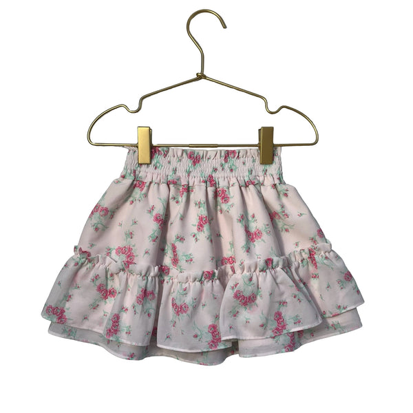 Janie and Jack Light Pink Floral Skirt - Size 2T - Bounce Mkt