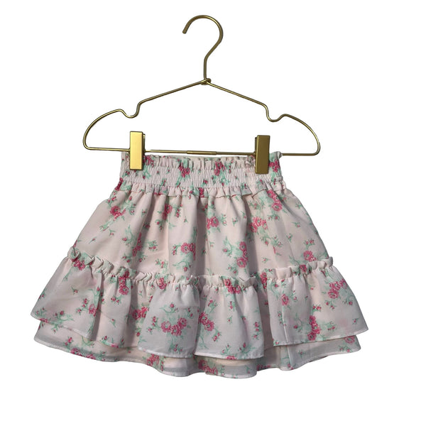Janie and Jack Light Pink Floral Skirt - Size 2T - Bounce Mkt