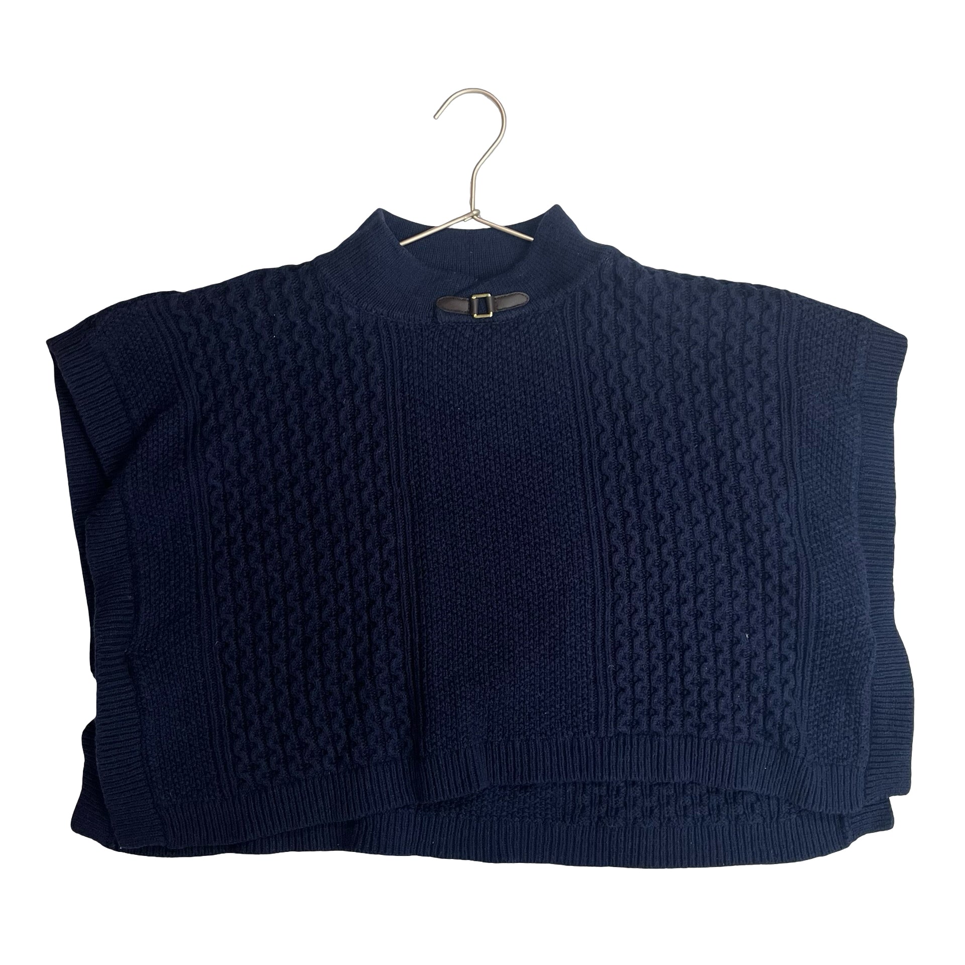 Janie and Jack Navy Knit Poncho - Size 6 - Bounce Mkt