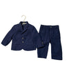 Janie and Jack Navy Linen Blend Suit - Size 12 - 18 Mo - Bounce Mkt