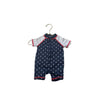 Janie and Jack Navy Star Swim Suit Romper - Size 0 - 3 Mo - Bounce Mkt