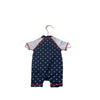 Janie and Jack Navy Star Swim Suit Romper - Size 0 - 3 Mo - Bounce Mkt