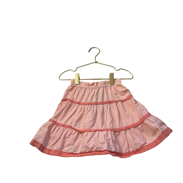 Janie and Jack Orange Pattern Skirt - Size 18 - 24 Mo - Bounce Mkt