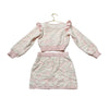 Janie and Jack Pink & White Pattern Sweater & Knit Skirt Set - Size 4 - Bounce Mkt