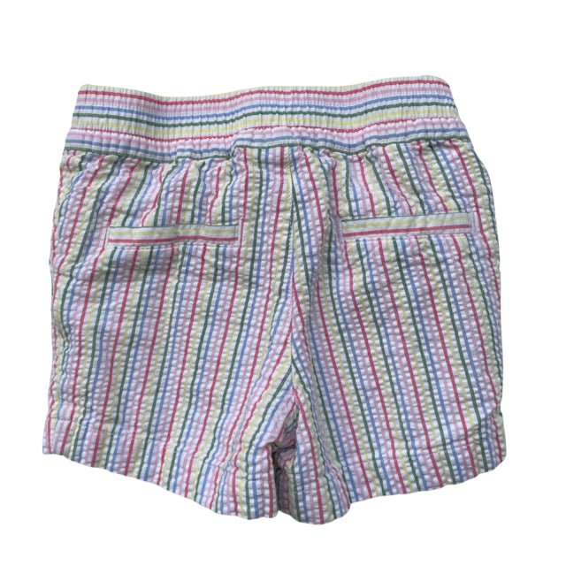 Janie and Jack Rainbow Striped Seersucker Shorts - Size 3-6 Months - Bounce Mkt