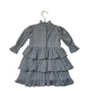 Janie and Jack Silver Sparkle Tiered Tulle Dress - Size 18 - 24 Months - Bounce Mkt