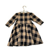 Janie and Jack Tan & Black Check Knit Dress - Size 4 - Bounce Mkt