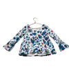 Janie and Jack White, Blue, Teal, Red Floral Blouse - Size 6 - Bounce Mkt