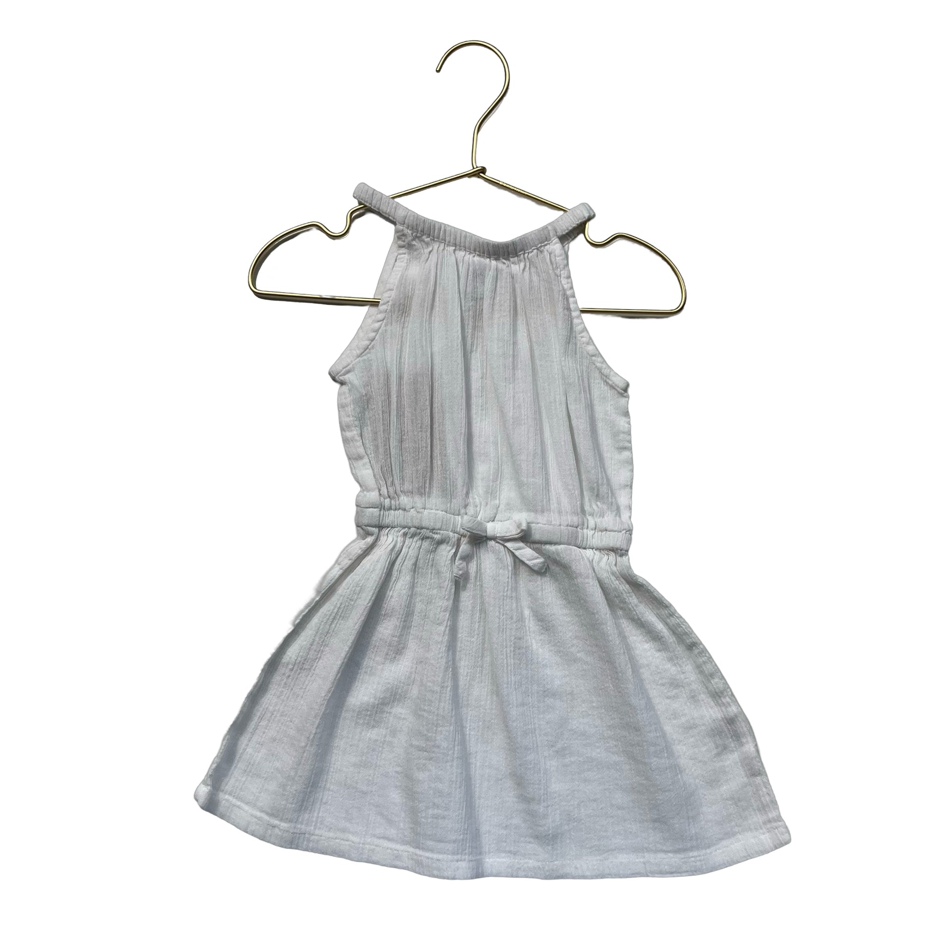 Janie and Jack White Cotton Gauze Dress - Size 2T - Bounce Mkt
