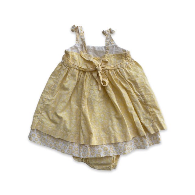 Janie and Jack Yellow Summer Dress - Size 6-12 Mo - Bounce Mkt