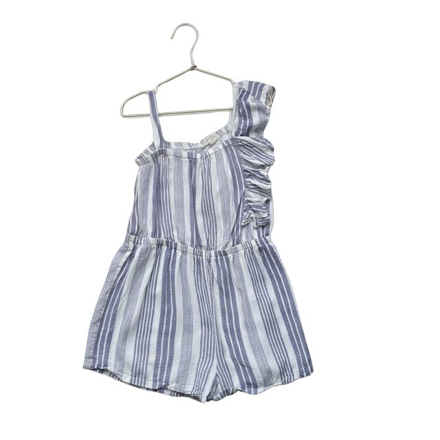 Jessica Simpson Blue & White Stripe Romper - Size XL (12) - Bounce Mkt