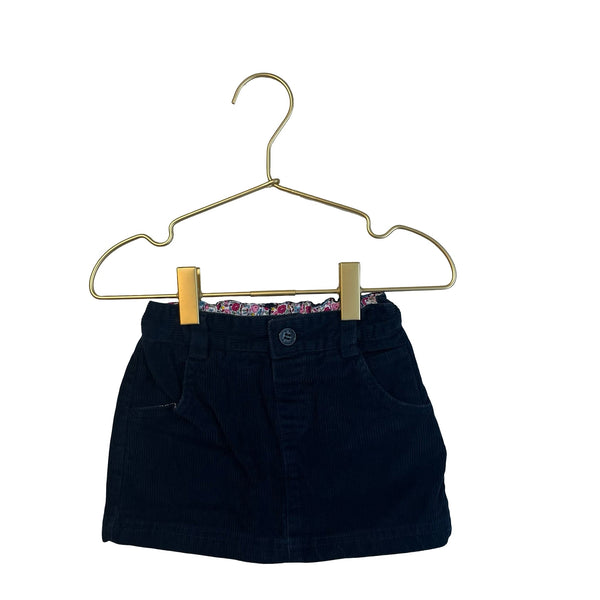 JoJo Maman Bebe Navy Corduroy Skirt - Size 12 - 18 Months - Bounce Mkt