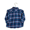 Jumping Beans Blue & Red Plaid Flannel Button Down - Size 18 Mo - Bounce Mkt